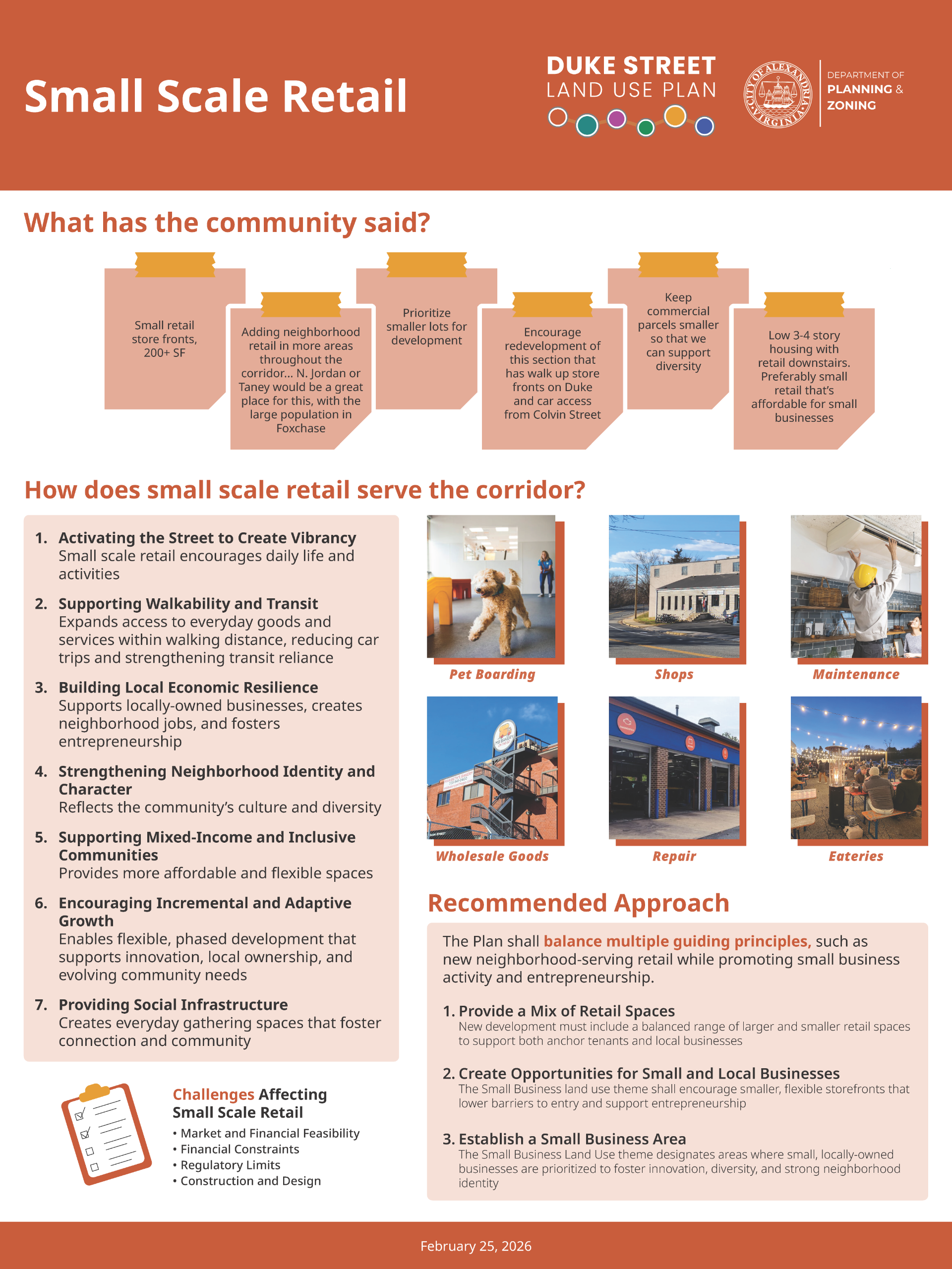 Small Scale Retail boad